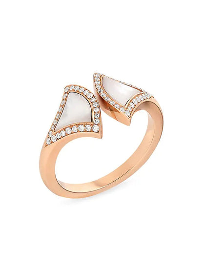 [Clover Jewelery]DREAM MOP DIAMOND OPEN RING