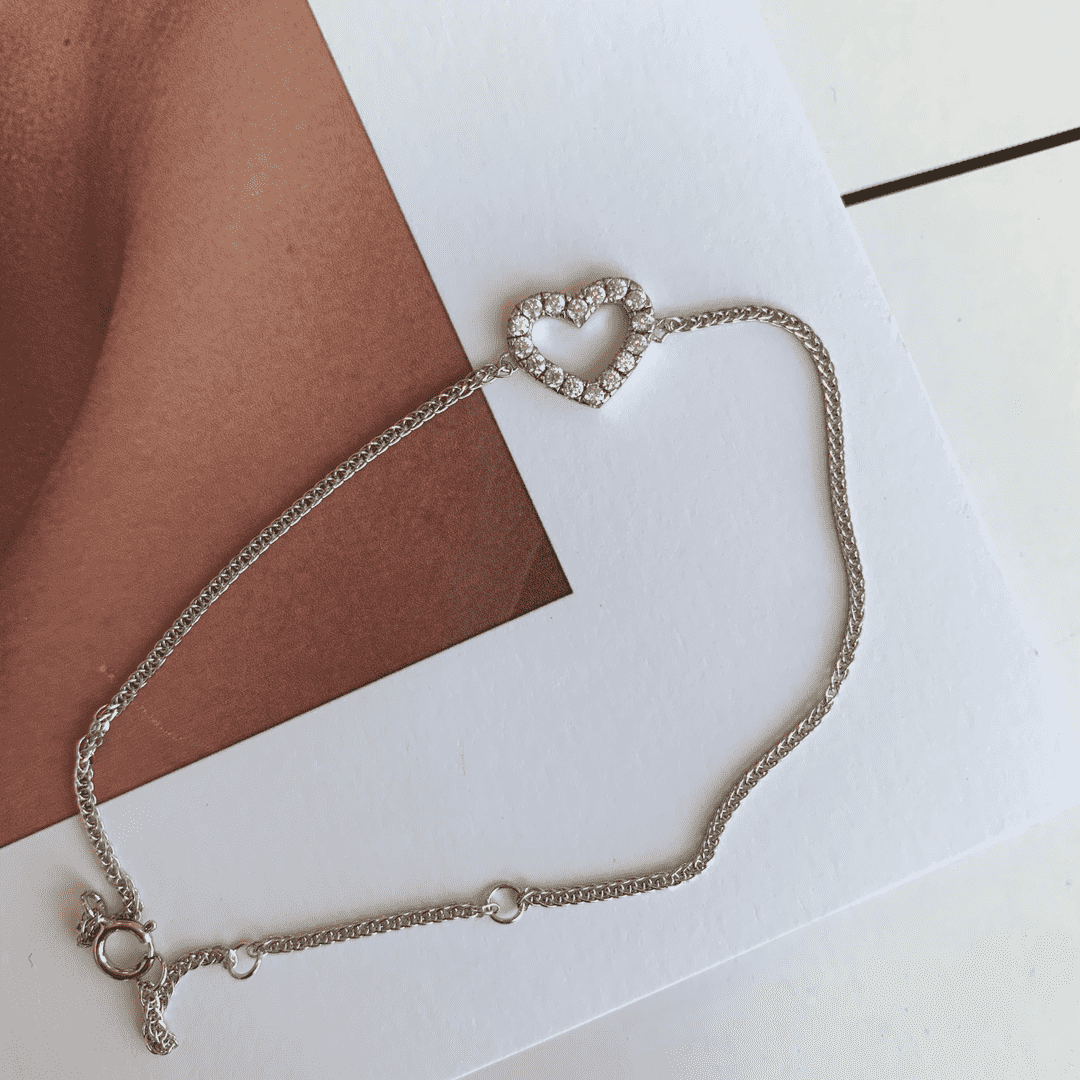 [Clover Jewelery]Heart Shape Lover Bracelet
