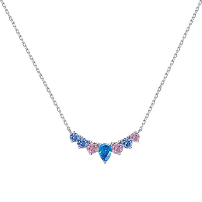 [Clover Jewelery]Dainty Colorful Heart Necklace