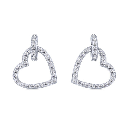 [Clover Jewelery]Dainty Heart Shape Earrings
