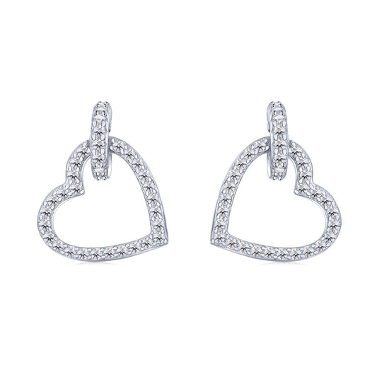 [Clover Jewelery]Dainty Heart Shape Earrings