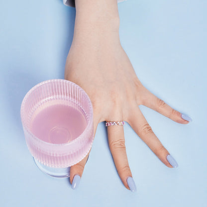 [Clover Jewelery]Delicate Vibrant Emerald Cut Daily Ring