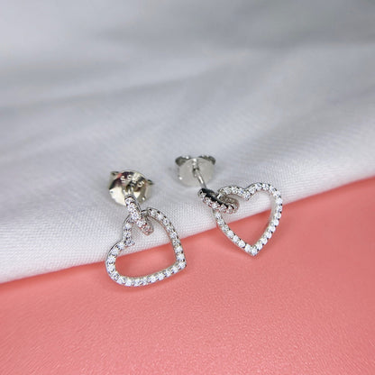 [Clover Jewelery]Dainty Heart Shape Earrings