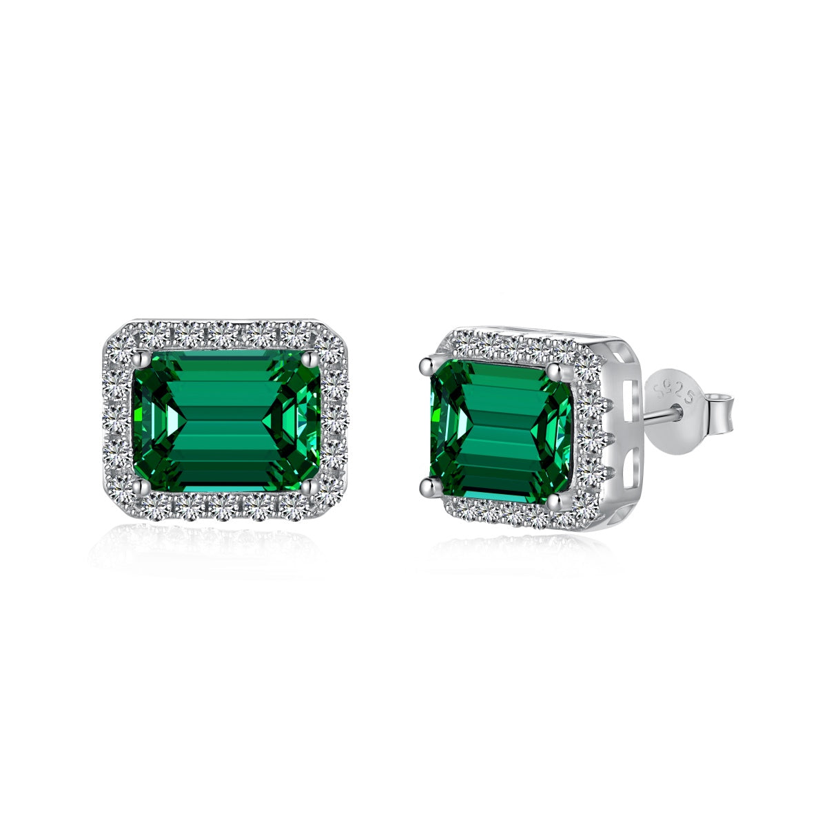 [Clover Jewelery]Luxurious Dainty Emerald Cut Banquet Earrings