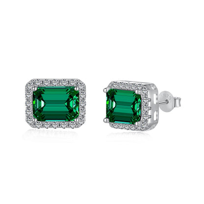 [Clover Jewelery]Luxurious Dainty Emerald Cut Banquet Earrings
