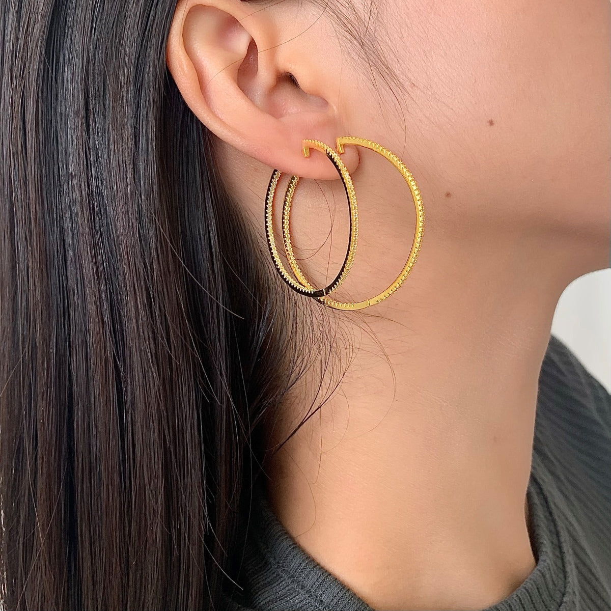 [Clover Jewelery]Popular Large Hoop Earrings