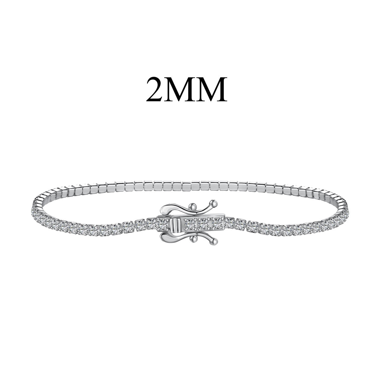 [Clover Jewelery]Radiant Colorful Round Cut Party Bracelet