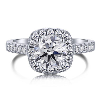 [Clover Jewelery]Dazzling Resplendent Round Cut Wedding Ring