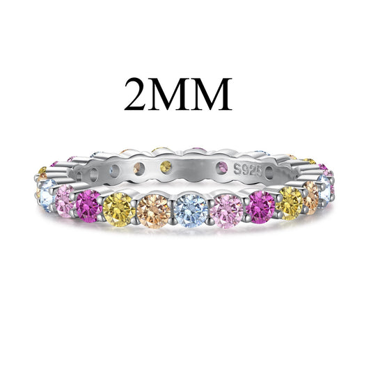 [Clover Jewelery]Dazzling Resplendent Round Cut Party Ring