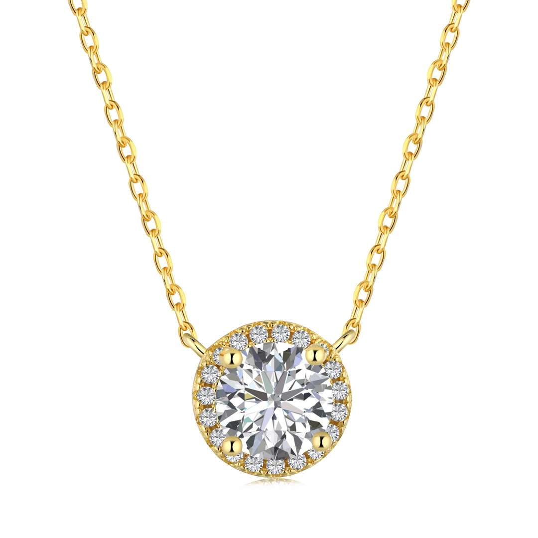[Clover Jewelery]Luxurious Round Cut Necklace
