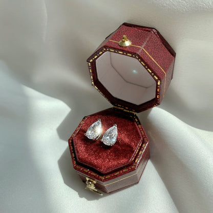 [Clover Jewelery]Ornate Water Drop Shape Earrings