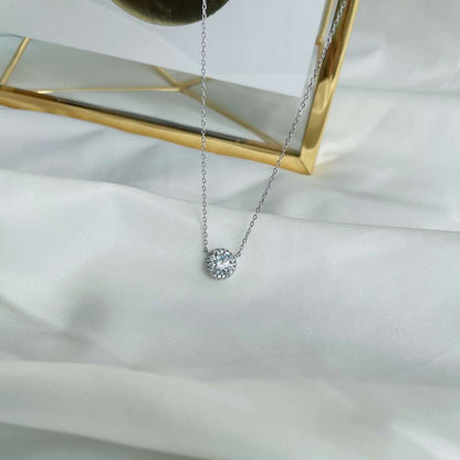 [Clover Jewelery]Luxurious Round Cut Necklace