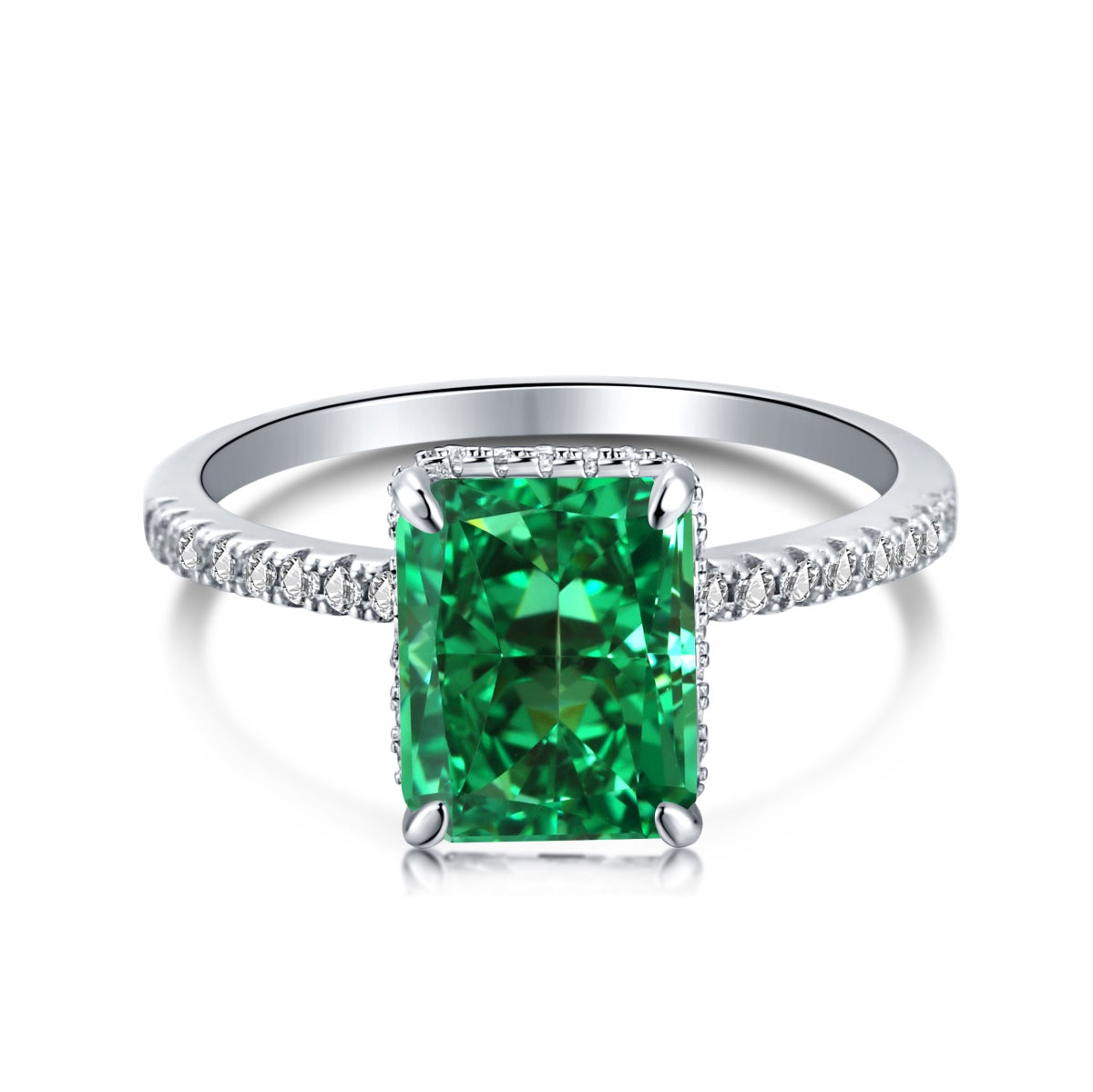 [Clover Jewelery]4.0 Carat Luxurious Engagement Ring
