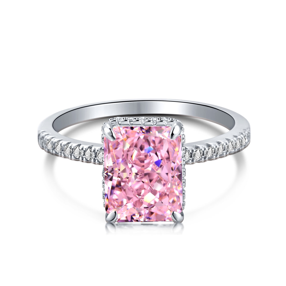 [Clover Jewelery]4.0 Carat Luxurious Engagement Ring