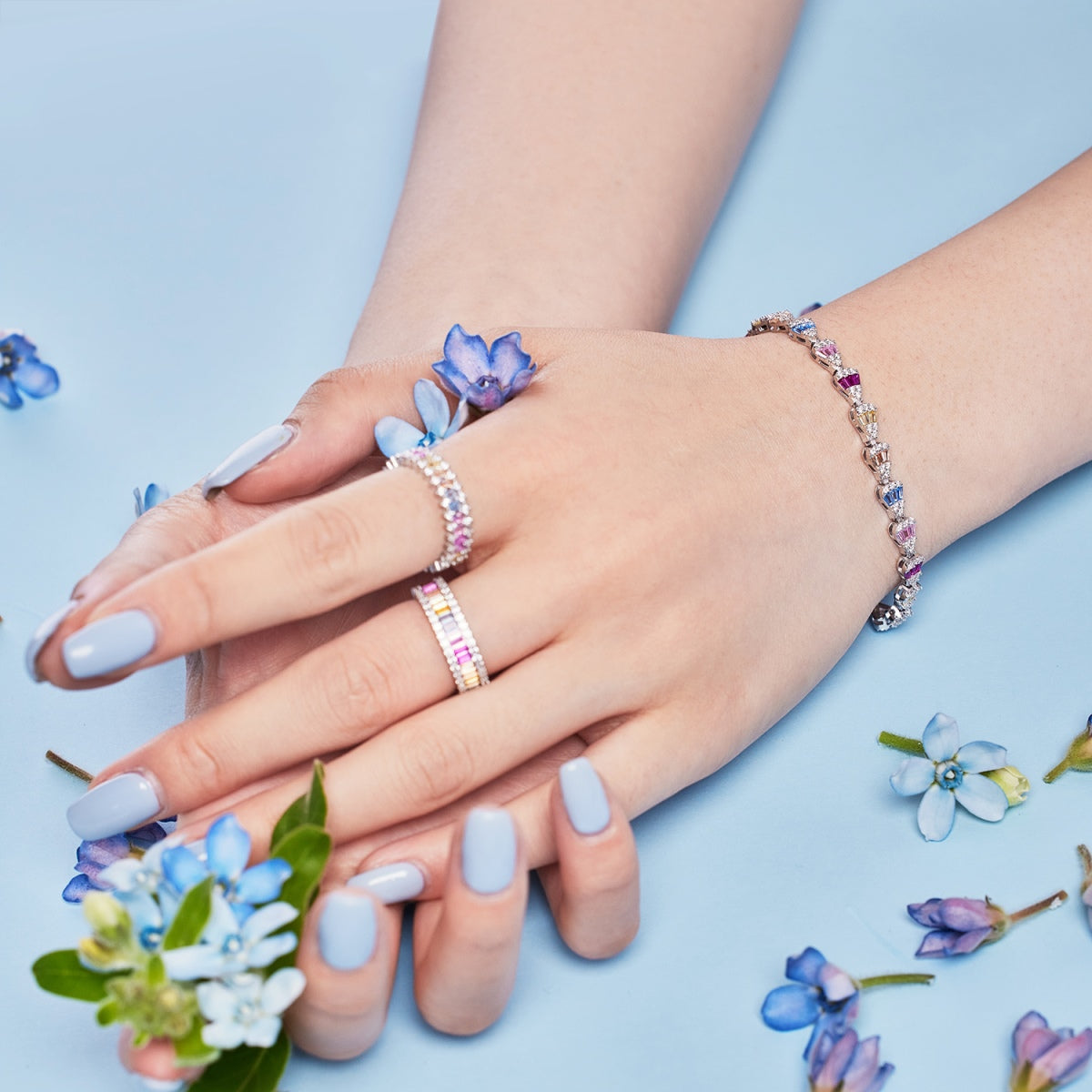 [Clover Jewelery]Radiant Water Drop Shape Daily Bracelet