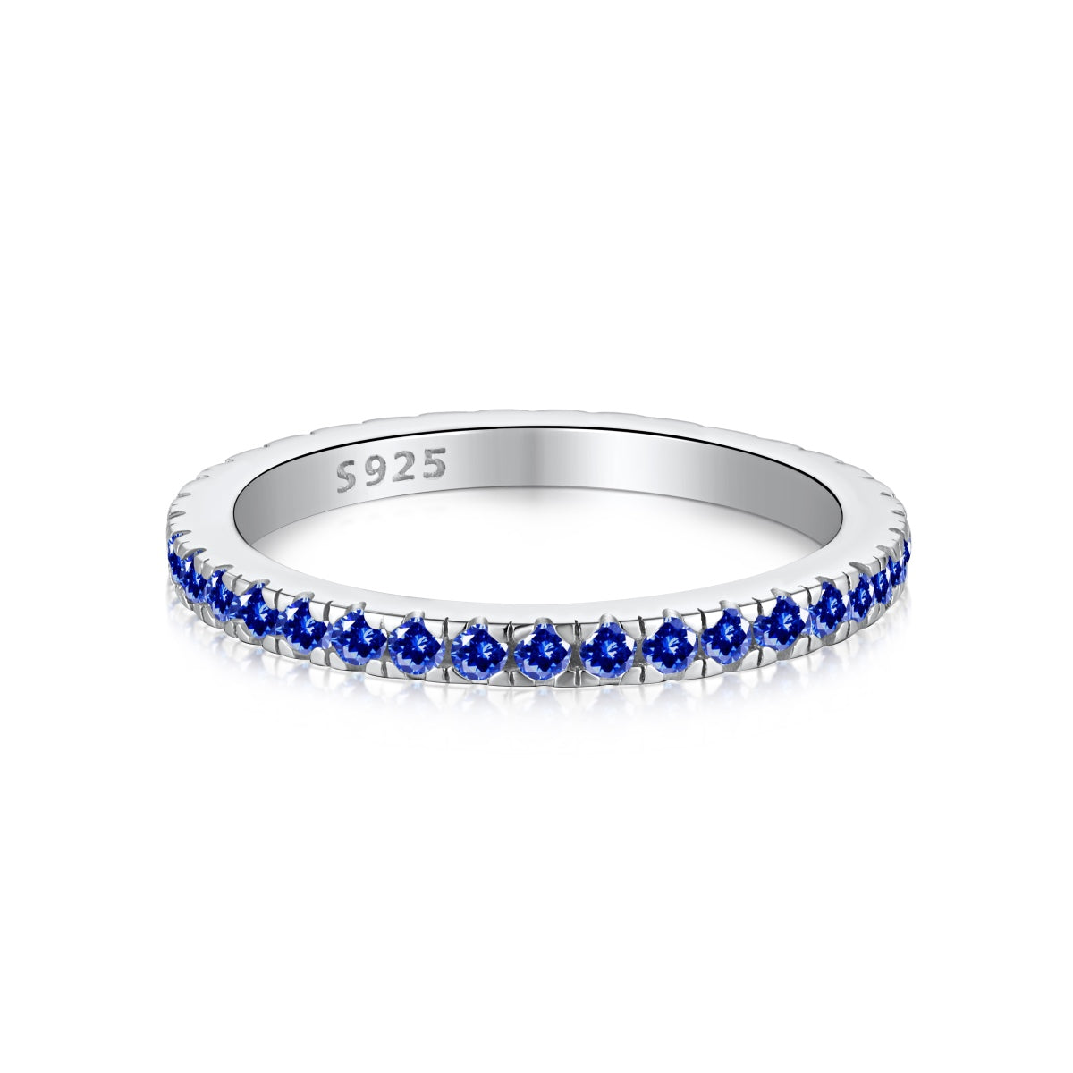 [Clover Jewelery]Delicate Sparkling Round Cut Daily Ring