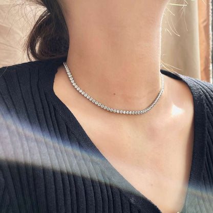 [Clover Jewelery]Elegant Tennis Chain Necklace