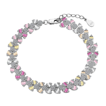 [Clover Jewelery]Dainty Exquisite Flower Shape Daily Bracelet