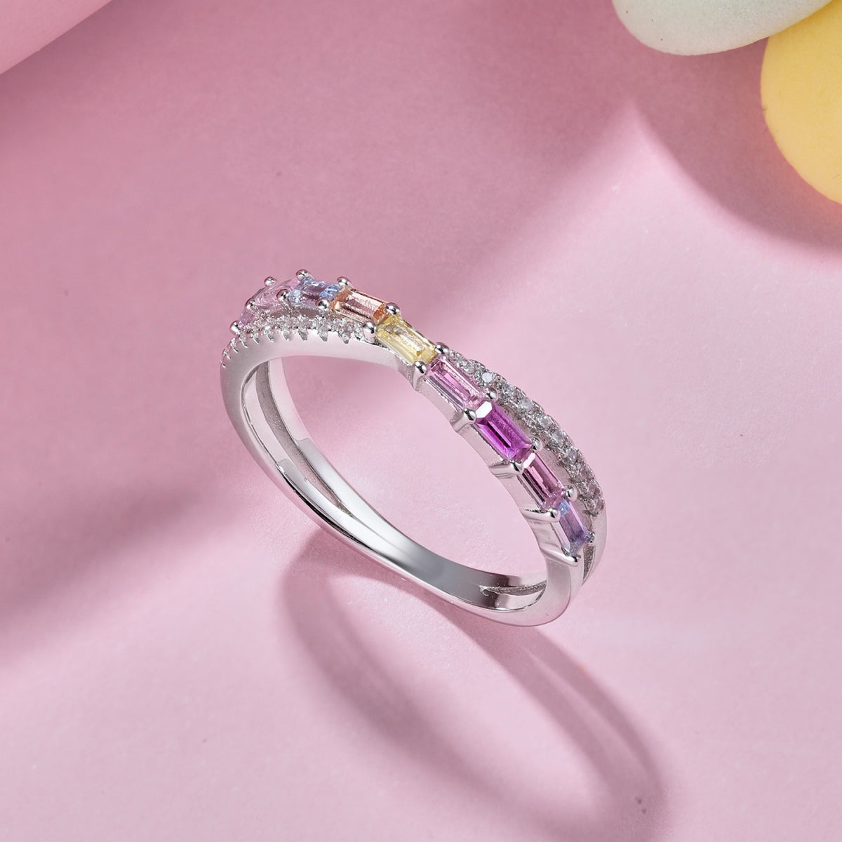 [Clover Jewelery]Energetic Elegant Radiant Cut Party Ring