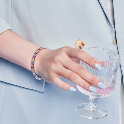 [Clover Jewelery]Sparkling Exquisite Multi Cut Party Bracelet