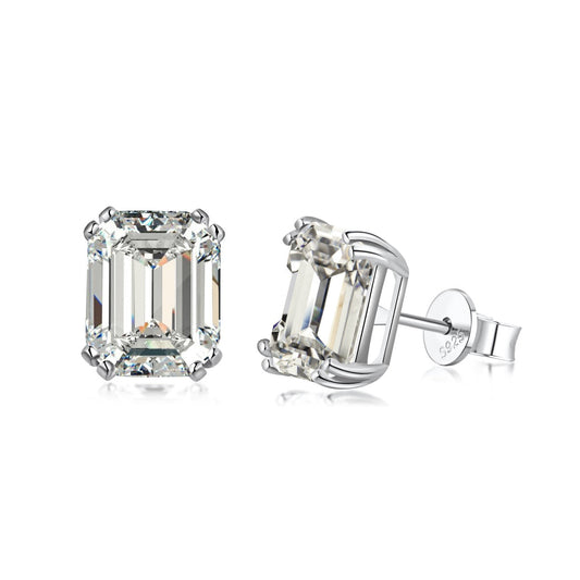 [Clover Jewelery]Dazzling Square Shape Earrings