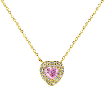[Clover Jewelery]Exquisite Heart Shape Necklace