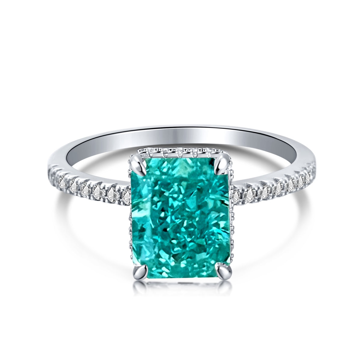 [Clover Jewelery]4.0 Carat Luxurious Engagement Ring