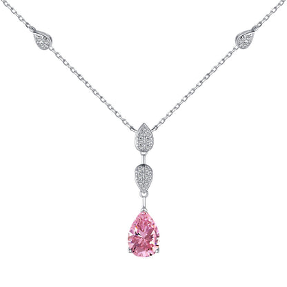 [Clover Jewelery]Dazzling Pear Cut Necklace