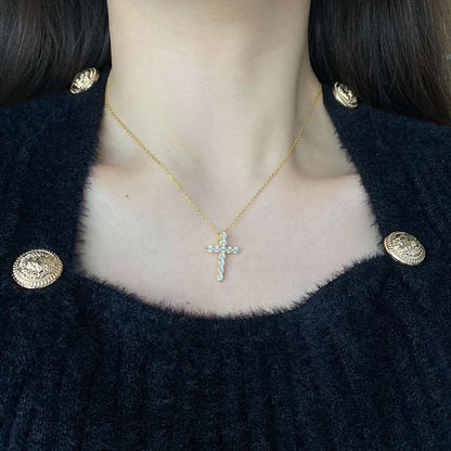 [Clover Jewelery]Unique Cross Shape Necklace
