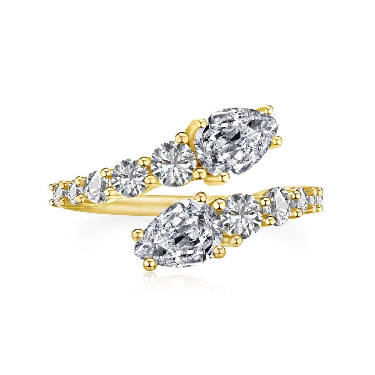 [Clover Jewelery]Delicate Lively Snake Shape Daily Ring