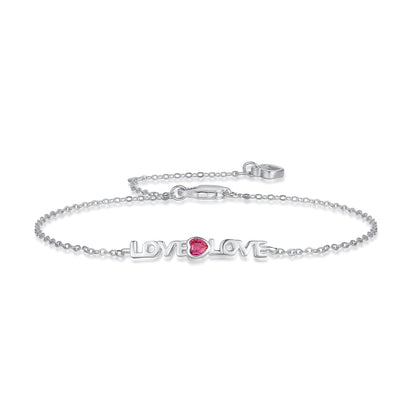 [Clover Jewelery]Romantic Heart Shape Lover Bracelet