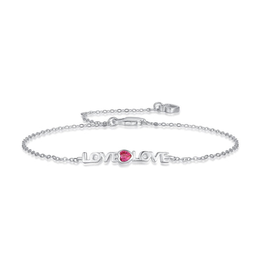[Clover Jewelery]Romantic Heart Shape Lover Bracelet