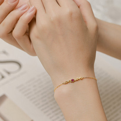 [Clover Jewelery]Romantic Heart Shape Lover Bracelet