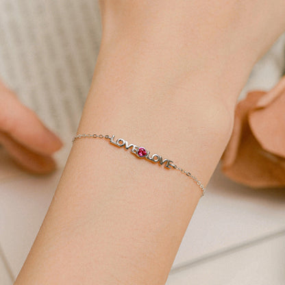 [Clover Jewelery]Romantic Heart Shape Lover Bracelet