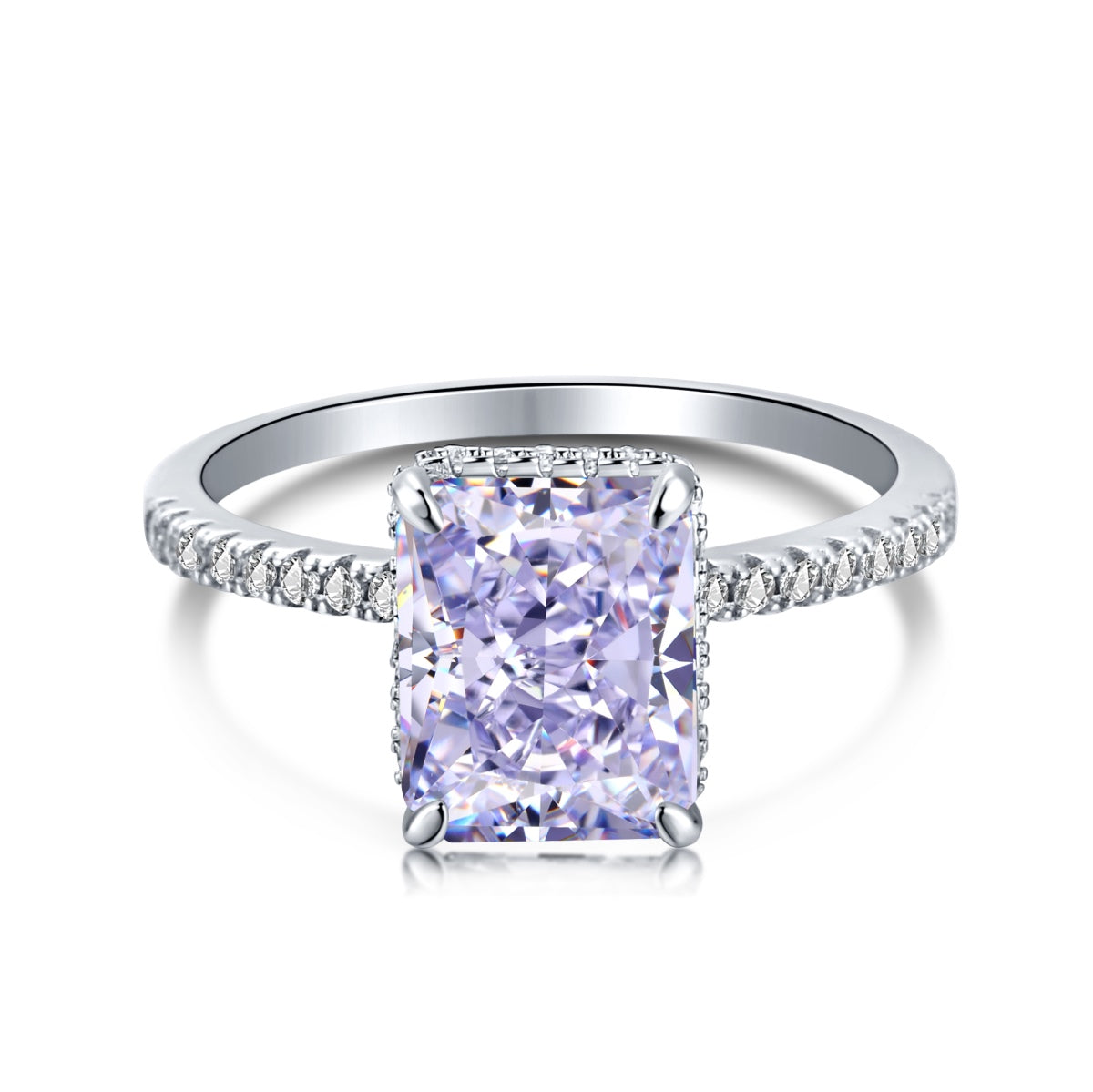 [Clover Jewelery]4.0 Carat Luxurious Engagement Ring