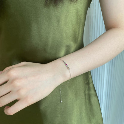 [Clover Jewelery]Romantic Heart Shape Lover Bracelet