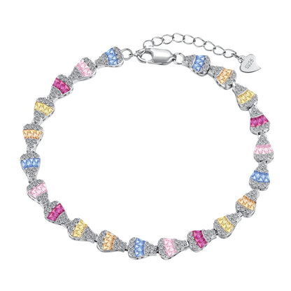 [Clover Jewelery]Radiant Water Drop Shape Daily Bracelet