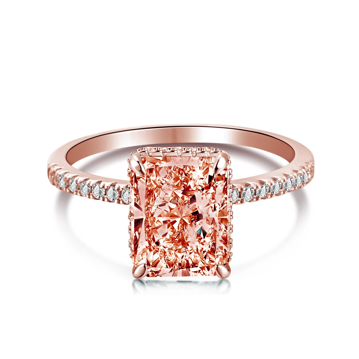 [Clover Jewelery]4.0 Carat Luxurious Engagement Ring