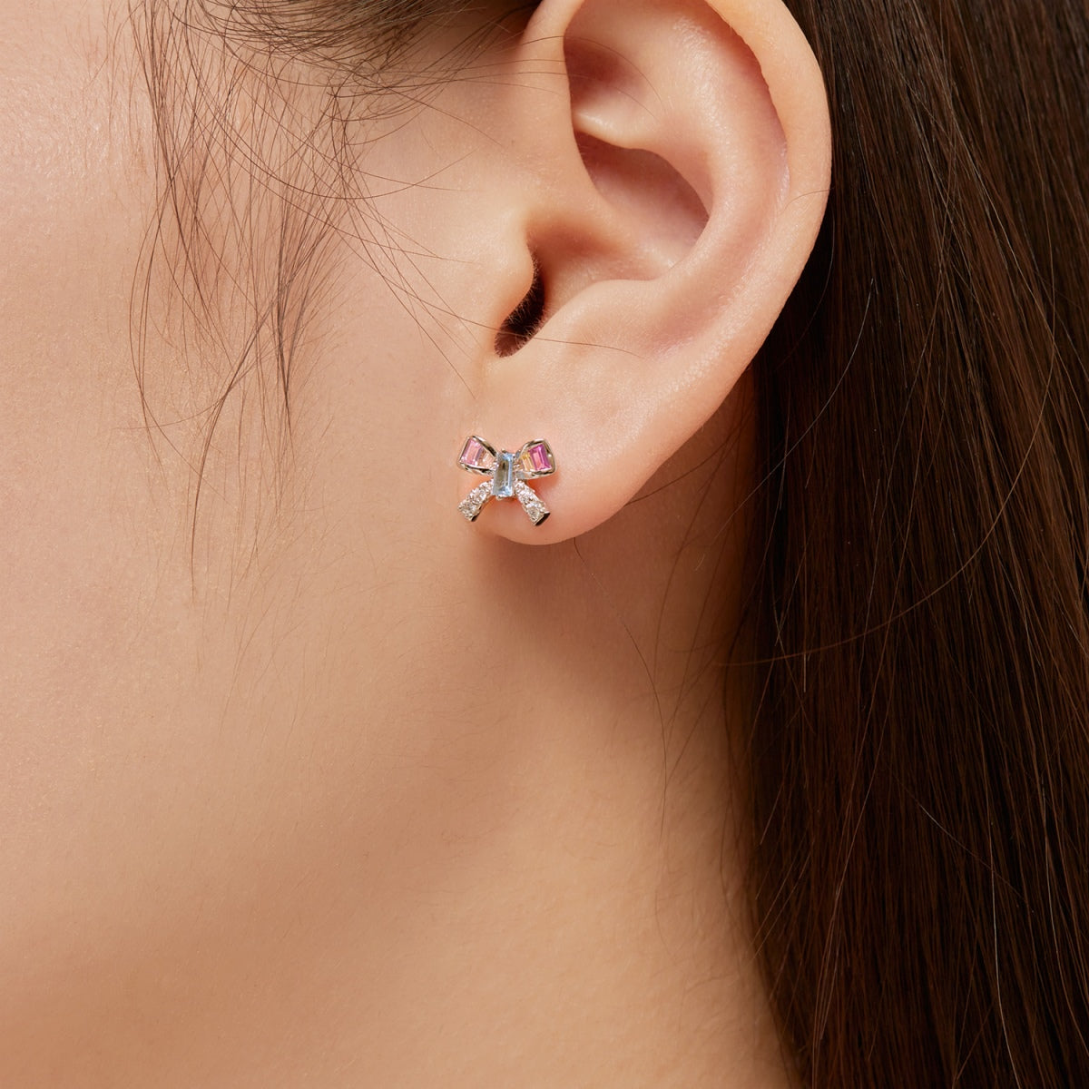 [Clover Jewelery]Ornate Butterfly Shape Daily Earrings