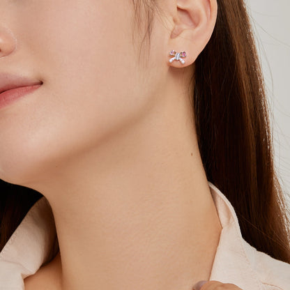 [Clover Jewelery]Ornate Butterfly Shape Daily Earrings