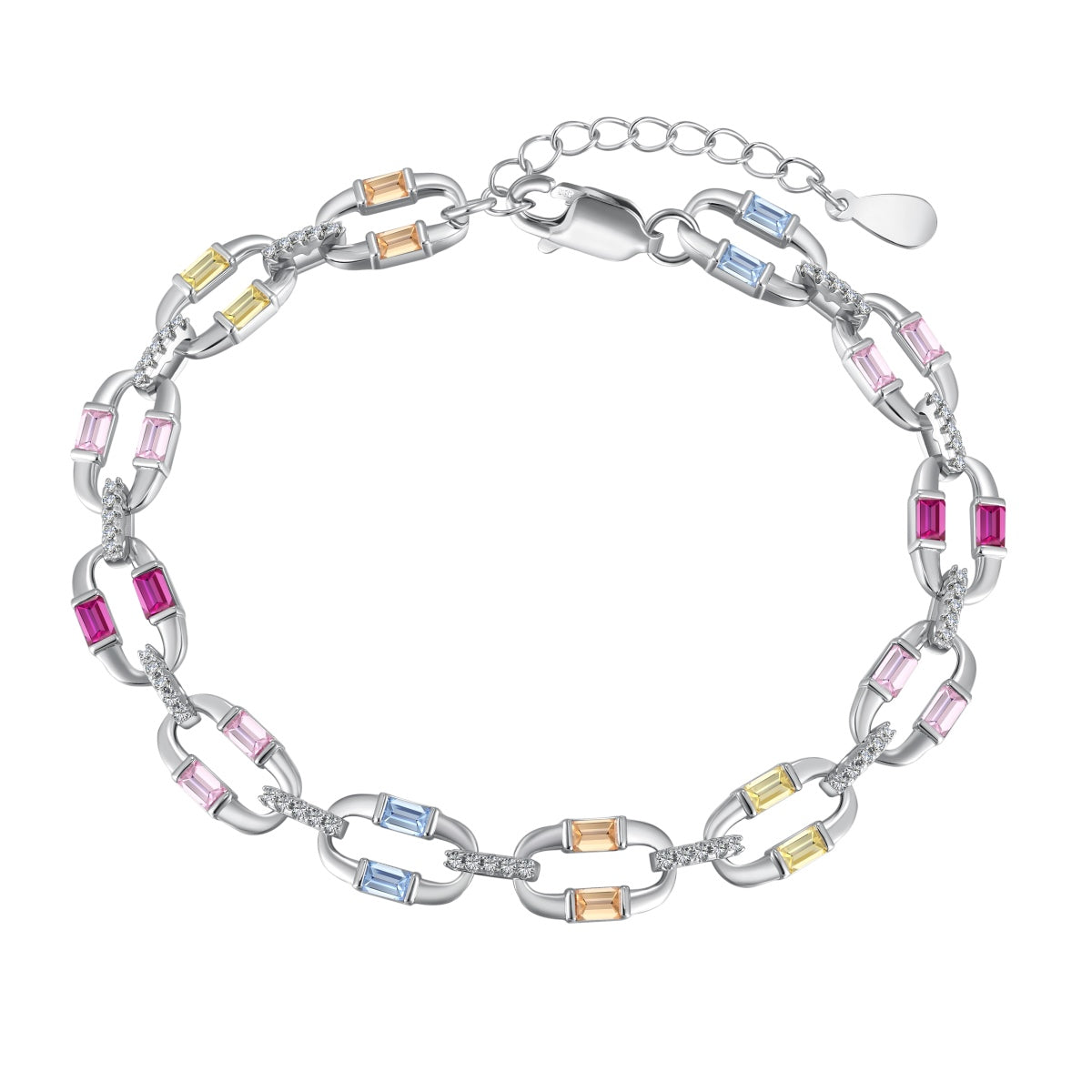 [Clover Jewelery]Dazzling Colorful Daily Bracelet