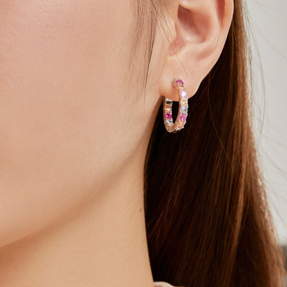 [Clover Jewelery]Unique Round Cut Daily Earrings