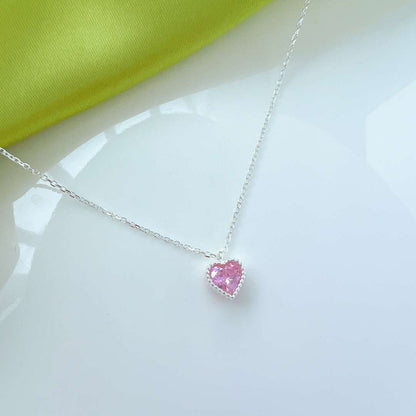 [Clover Jewelery]Ornate Heart Shape Necklace