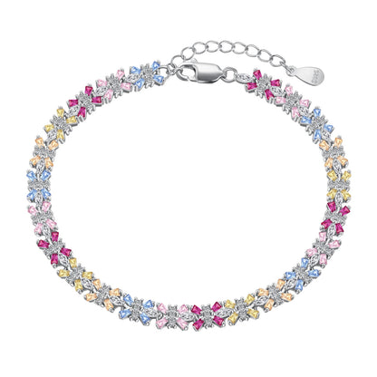 [Clover Jewelery]Radiant Colorful Emerald Cut Party Bracelet