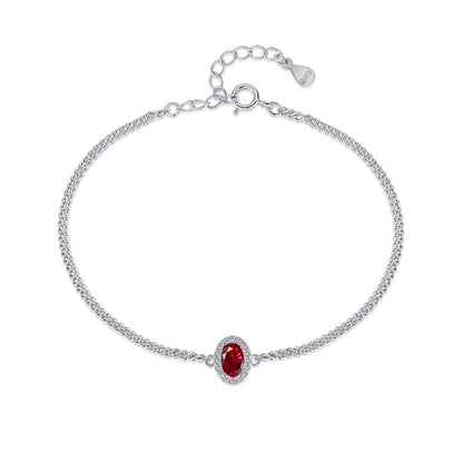 [Clover Jewelery]Exquisite Oval Shape Bracelet
