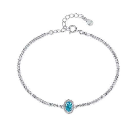 [Clover Jewelery]Exquisite Oval Shape Bracelet