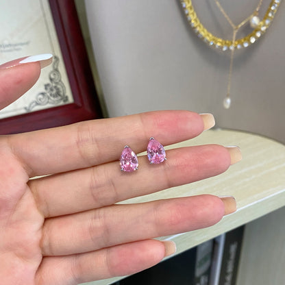 [Clover Jewelery]Ornate Water Drop Shape Earrings