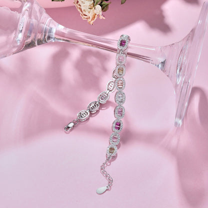 [Clover Jewelery]Exquisite Ornate Emerald Cut Daily Bracelet