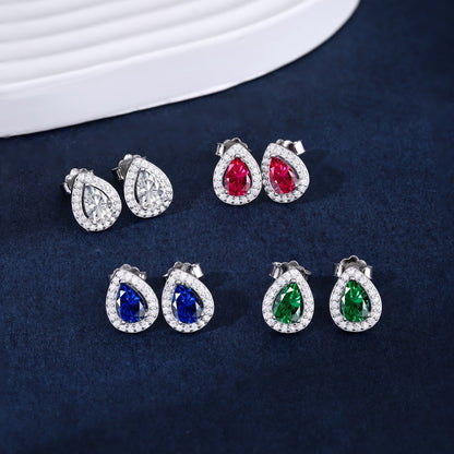 [Clover Jewelery]Luxurious Water Drop Shape Earrings