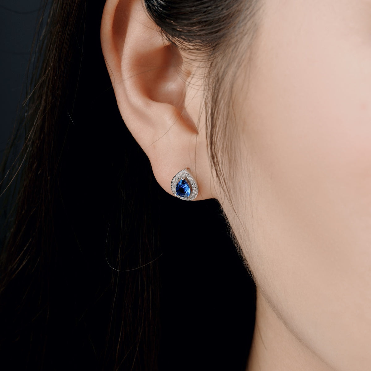 [Clover Jewelery]Luxurious Water Drop Shape Earrings
